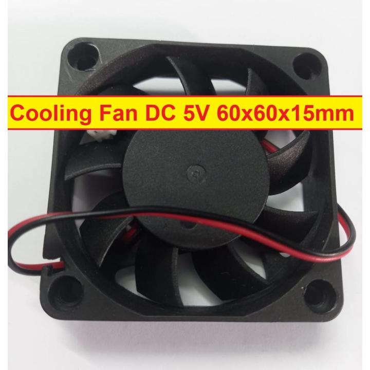 5V 60mm Cooling Fan DC 5V 60x15mm 6015 Brushless Heatsink Cooler Cooling Radiator Heat Dissipation Fan With Cable