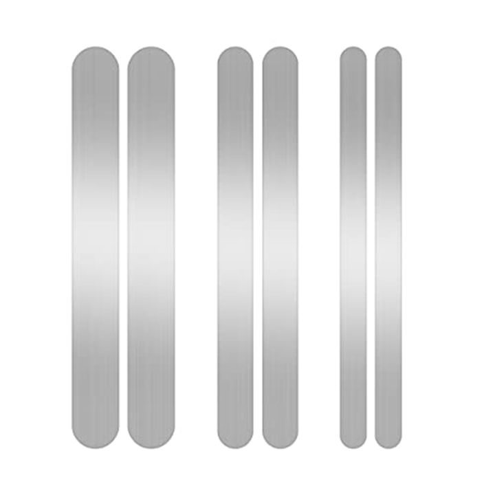 6 Pieces Aluminum Bracelet Blanks Cuff Bracelet Blank DIY Cuff Bracelet Blanks for Making Gifts and Engraving, 3 Sizes