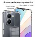 Vivo Y03/Y18 Premium Silicone Case Crystal Clear Soft TPU Ultra-Thin Transparent Flexible Protective Mobile Phone Back Cover.