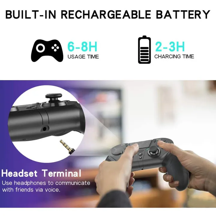 Joystick%20Mobile%20Game%20Gamepad%20Teeth%20Mobile%20Anation%20S3%20PS%20Controller%20for%20PS4%20PPlayst4%203%20PC%20Control%20Wireless%20Blue%20Droid%20TV%20Gamepad%20-%20Image%204
