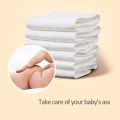 10pcs Reusable Baby Diapers Cloth Diaper Inserts 1 piece 3 Layer Insert 100% Cotton Washable Babies Care Eco-friendly Diaper.