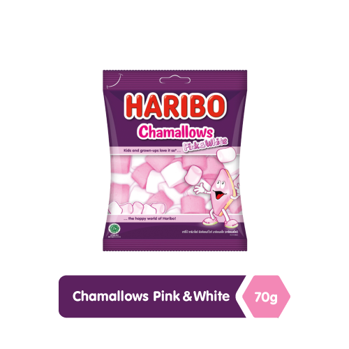 Haribo Chamallows Pink & White Candy 70gm