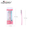 【The Edge of Beauty】3 PCS/lot Women Face Hair Removal Tool Makeup Eyebrow Trimmer Safe Shaving. 