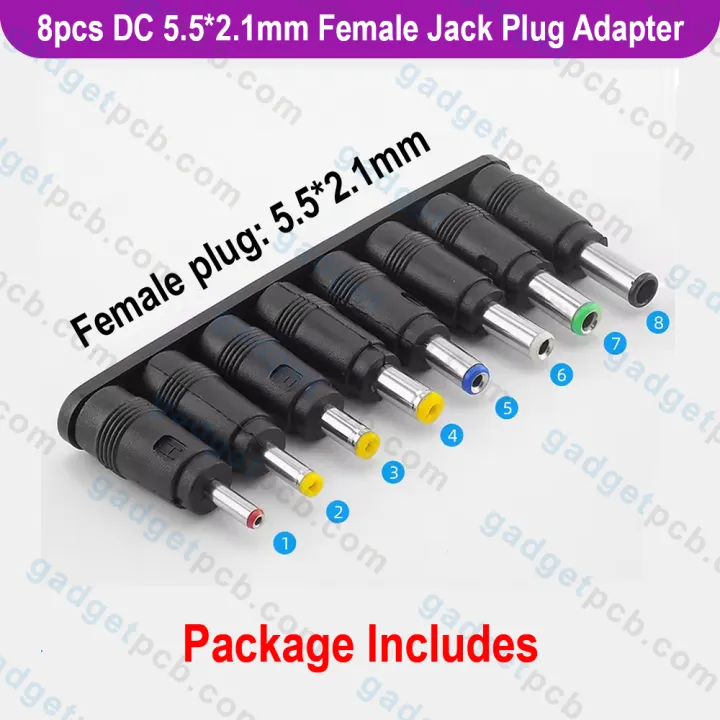 8PCS%205.5*2.1mm%20Female%20Jack%20Plug%20Socket%20Converter%206.4%206.3%205.5%204.8%204.0%203.5%202.5%202.1%201.7%201.35%20Male%20Tips%20DC%20Jack%20Charger%20Plugs%20DC%20Power%20Supply%20Adapter%20DC%20Connector%20-%20Image%205