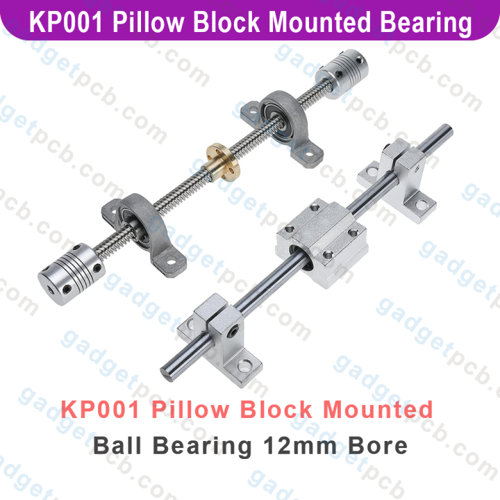 Zinc%20Alloy%20KP001%20P001%20Pillow%20Block%20Mounted%20Ball%20Bearing%2012mm%20Bore%20Diameter%20For%20CNC%20Machine%203D%20Printer%20All%20Kinds%20Of%20Electronics%20Projects%20-%20Image%207
