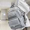 Trendy Women Backpack Nylon Female Harajuku School Bag College Book Lady Travel Backpack Kawaii Fashion Girl Bag Men Student New.