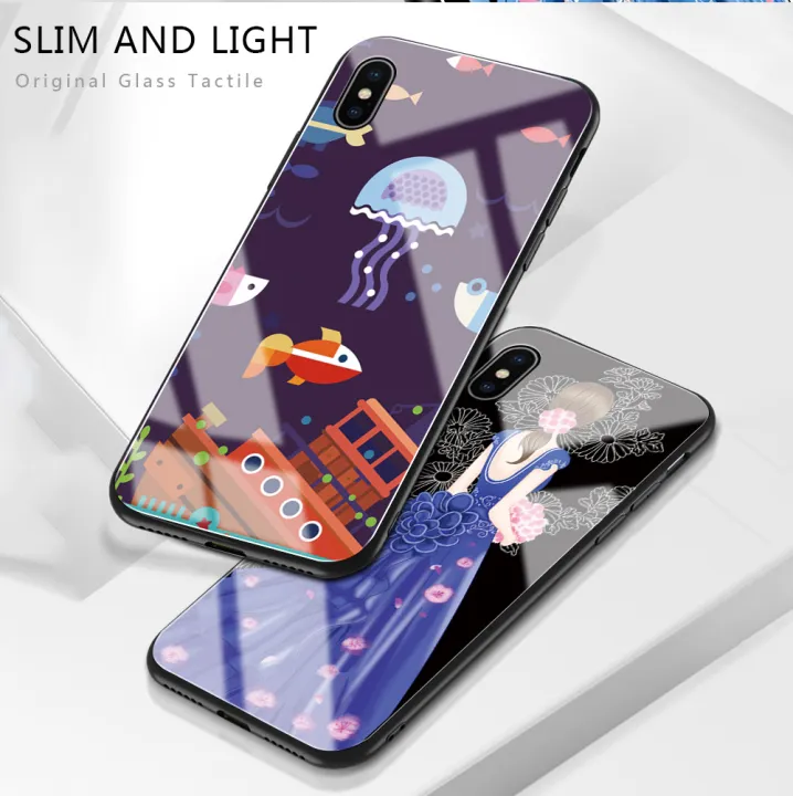 TA%20for%20Vivo%20Y01%20/%20Y01A%20/%20Y15A%20/%20Y15S%20Back%20Cover%20Sweet%20Girl%20Tempered%20Glass%20Painting%20Phone%20Case%20for%20Girls%20-%20Image%204