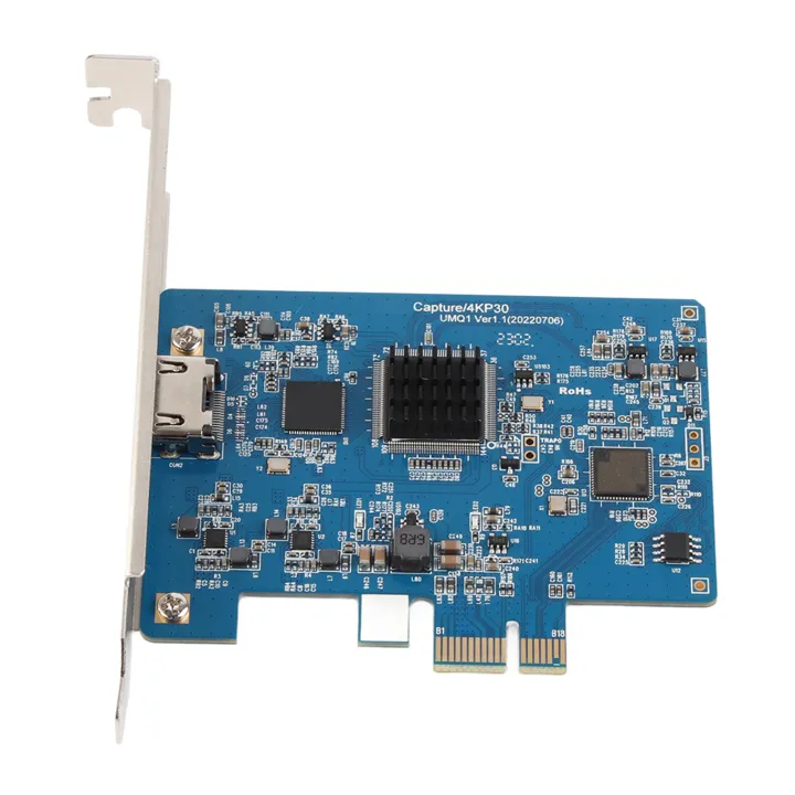 PVC PCI‑E to HDMI High Definition Video Capture Card Support 4K 30Hz for Windows XP SP2 Vista Win7 Win8