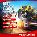 Denso Disk Horn for Car & Bike – Super Loud High Tone Horn for Motorbike, Scooters, Car & SUV. 