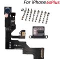 Front Camera Flex For iPhone 6 6P 6s Plus 6sPlus With Proximity Sensor Flex Cable And Earpiece Full Set Screws Replacement.