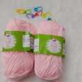 25g Soft N.A Brand Knitting Yarn Anti-Pilling High Quality Knitting 4ply Cotton Yarn For Crochet Scarf Sweater Hat Doll Craft (2 pieces).