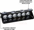 6 LED Police Emergency Flashing Light/Flasher Strobe/Warning Light Universal for Car/Jeep/Trucks Etc. 1Pcs(Red/Blue). 