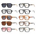 Square Sunglasses For Men Women Blue Light Blocking Shades UV400 Sun Glasses Luxury Thick Frame Eyeglasses Driving Eyewear. 