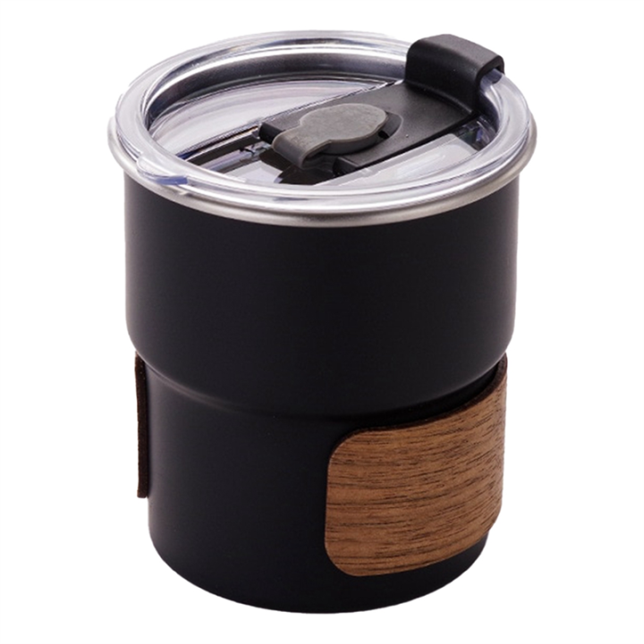 Outdoor Anti-Scalding Camping Cup High-Temperature Coffee Cup Black