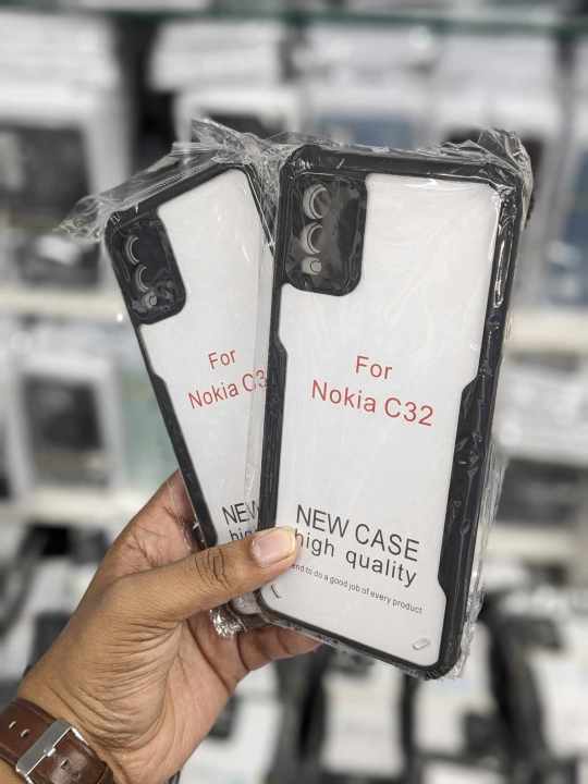 For%20Nokia%20C32%20Cases%20Shockproof%20Airbag%20Bumper%20Soft%20Back%20Transparent%20Shell%20Covers%20Xundd%20Protective%20Back%20Cover%20-%20Image%203