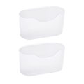 2pcs Fruits and Vegetables Preservation Box Food Grade Plastic Holder Storage Box Fresh-Keeping Kitchen Organizer Rack. 