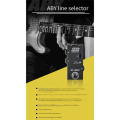 ABY Channel Electric Guitar Pedal Instrument Universal 2-Way Line Selection for Instruments Amplifiers Cabinets Effects. 