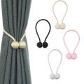 2Pcs Door and window curtains gold curtain tie back for modern home decor.