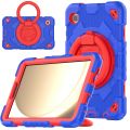 Spider Rotation Handle Silicone Hybrid PC Tablet Case For Samsung Galaxy Tab A9.