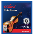 Alice A703 Violin Sting Set, Plated Steel Plain String, Steel Core, Alloy Winding.