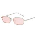New Retro Small Rectangular Sunglasses Fashion Retro Metal Frame Sun Glasses for Men Women Small Square Sunglasses Summer.