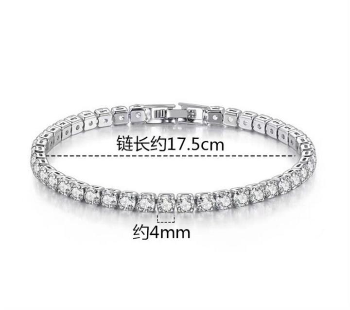 4mm%20Moissanite%20Tennis%20Bracelets%20for%20Women%20100%25%20925%20Sterling%20Silver%20Gemstone%20Bangle%20Wedding%20Sparkles%20Lab%20Diamond%20Bracelet%20-%20Image%203