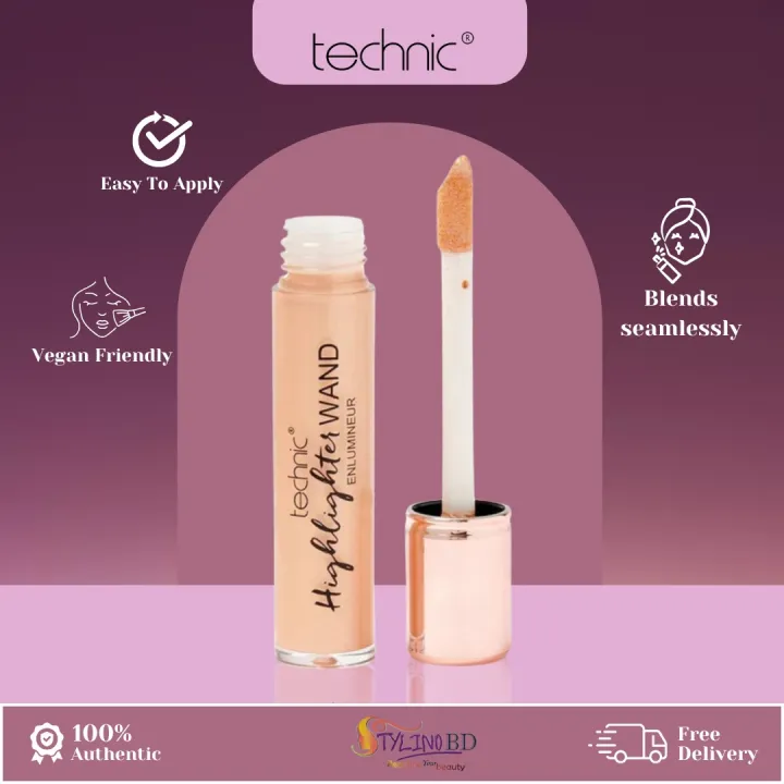 Technic Highlighter Wand [9ml] - Illuminating, Gold Liquid Highlighter