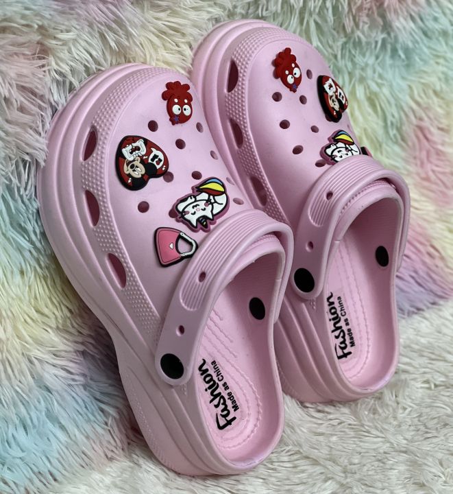 Girls%20Fashion%20EVA%20Rubber%20Platform%20Crocs%20%7C%20High%20Heel%20Soft%20Sole%20Sandals%20with%20Cartoon%20Charms%20-%20Image%209