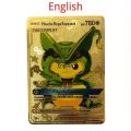 【Serendipity party】Pokemons Metal Card V VMAX Shiny PIKACHU Game Collection Combination Battle Children Toys For Gifts. 