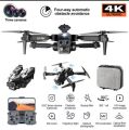 Brushless Motor Obstacle Avoidance UAV New Mini Drone 4K Profesional Full HD Dual Camera Obstacle Avoidance Aerial Photography.