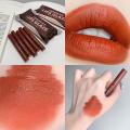 MAGIC CASA Chocolate Lip Glaze Velvet, Matte, Soft Mist, Satin Have Long-lasting Lip Gloss Lipstick Women Makeup Set.