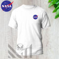 Nasa logo t shirt premium cotton men & women round neck tshirt. 