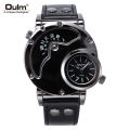 Oulm Brand Fashion Trend Men's Watch Dual Time Zone Personalized Sports Quartz Men's Watch Foreign Trade 9591. 