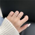 Pinksee 5pcs/set Simple Fashion Multi-style Finger Ring for Women Girls Bohemia Charm Ring Set Party Jewelry Gift.