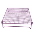 Cooling Net, Good Stability Durable Rust Resistant Baking Rack Non Stick Coating Iron for Dessert Shop. 