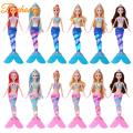 36cm Glowing Mermaid Princess Doll Toy With Music Girls Play House Toy For Birthday Gifts. 