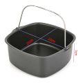 Non-stick Cake Baking Tray Basket Airfryer for Philips Baking Dish Pan Air Fryer Kitchen Air Fryer Accessories Baking Basket. 
