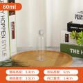 Transparent Refillable Cosmetic Bottles Leak-Proof 15ml 50ml 60ml 80ml 100ml 120ml 150ml 200ml Pet Plastic Makeup Containers Transparent Water Bottles for Traveling Daily Use Beauty Salons Cosmetics Storage Professional Makeup Artists. 