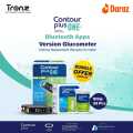 Contour Plus One Bluetooth-Enabled Glucose Meter with Smart Light Feature and 25 Pcs Strip Bundle Offer by TRONZZ. 