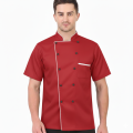 Men’s Micro Twill Suiting Culinary Uniform – Classic Double-Breasted Chef Coat.