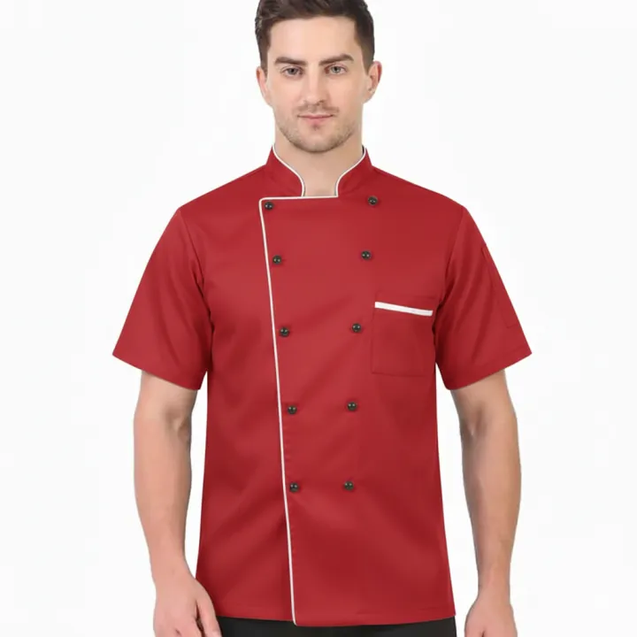High-Quality%20Micro%20Twill%20Suiting%20Chef%20Coat%20%E2%80%93%20Stylish%20Short%20Sleeve%20Culinary%20Jacket%20-%20Image%204