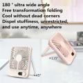 Remax RS-ZF03 Ultra Slim Rechargable Desktop Fan - White. 