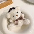 Autumn Winter Plush Cute Doll Bear Hair Rope Korean Kids Girl Kawaii Headband Rabbit Ponytail Rubber Band Ring Hair Accessories. 