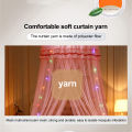 Comfortable Ceiling-Mounted Mosquito Net Free Installation Home Dome Foldable Bed Canopy Princess Mosquito Net / Mosquito Netting suit for 1.5-2.0m bed. 