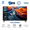 HAIER 32" Smart Immersive Bezel-Less Design with Google TV, Smart Voice Control, Free Delivery and Official Warranty | H32K85GX. 