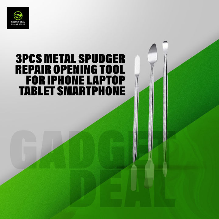 3Pcs Metal Spudger Repair Opening Tool for iPhone Laptop Tablet Smartphone