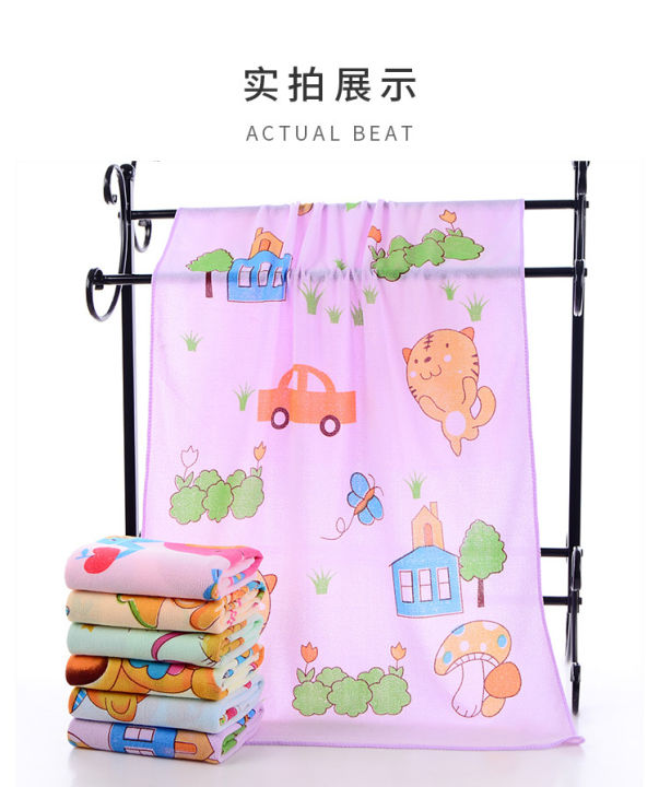 Bath%20towel%20cartoon%20children's%20beach%20towel%20%20microfiber%20household%20daily%20necessities%2041*21%20inc%20CN-1pcs%20-%20Image%202