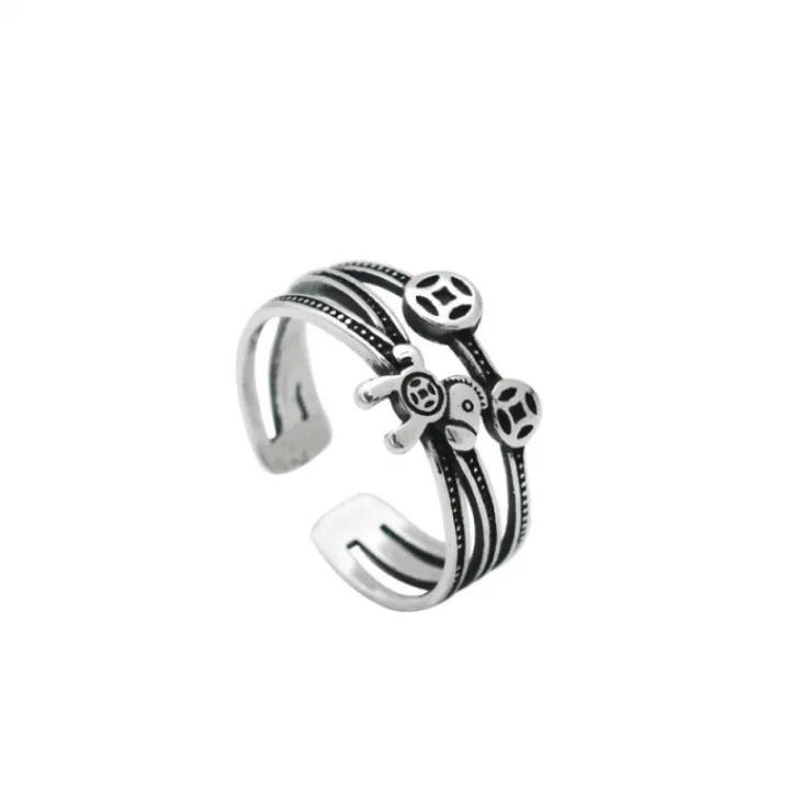Personalized%20retro%20get%20rich%20immediately%20ring%20925%20Thai%20silver%20ring%20hip-hop%20internet%20celebrity%20women's%20trendy%20silver%20ring%20fashion%20accessories%20-%20Image%203