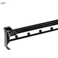 Pull Out Clothes Hanger Rod Heavy Duty Telescopic Closet Organizer Rack Wardrobe Clothing Rail 35cm. 