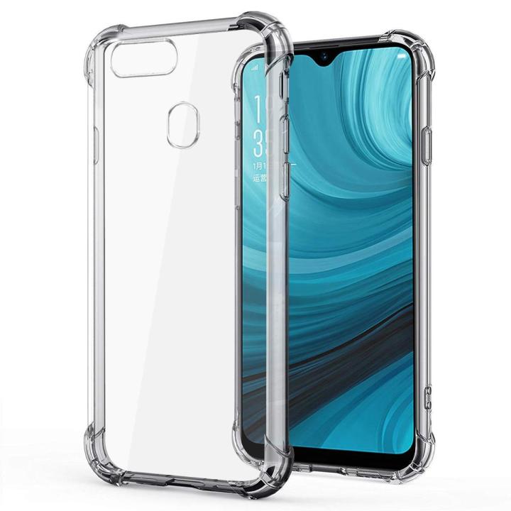 Oppo A5s Premium Silicone Case Crystal Clear Soft TPU Ultra-Thin Transparent Flexible Protective Mobile Phone Back Cover